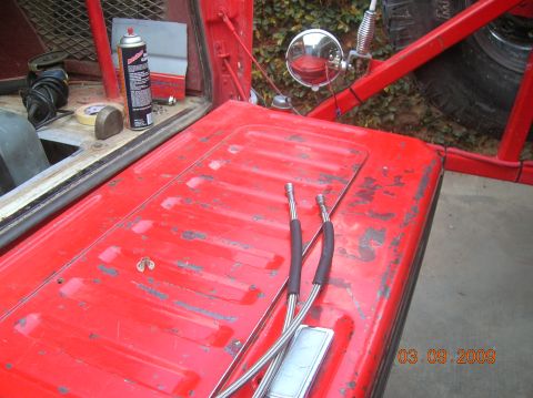 1985 Ford Bronco - had the fuel lines extended.