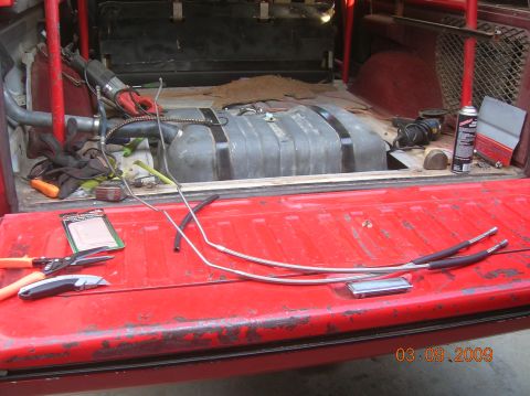 1985 Ford Bronco - extended 6 more inches over factory.