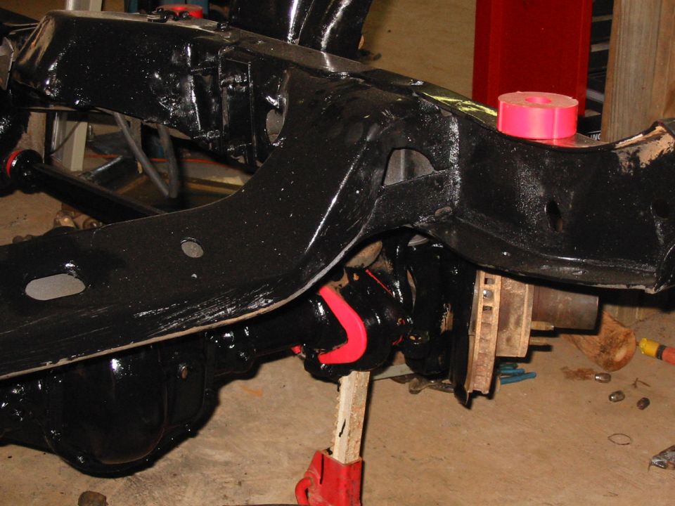 Stage 5

Frame is now painted and the installation of the axles has begun. I wished that I had waited to install the new polyurethane while the paint was dry. No matter, this frame will not rust for years....





pic 22