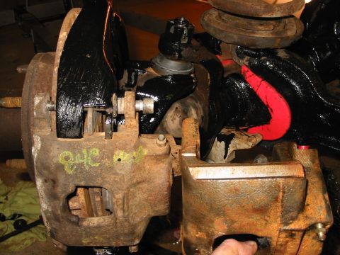 1978 Ford Bronco - Stage 5 I purchased new calipers and pads as well as new brake lines throughout this frame. if you didnt know..............this is a disc b…