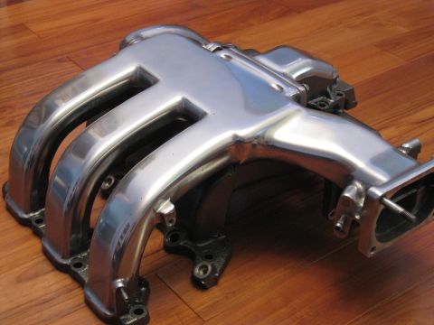 1994 Ford Probe - This is a polished intake manifold, likely for a performance application.