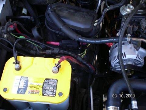 1996 Ford Bronco - This is a picture of the 160 3G amp I got from RJM industries a vendor on FSB. You can tell it's not stock because stock ones have 4 holes…