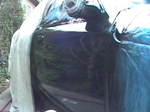 1998 Ford Crown Victoria - Painting the door.