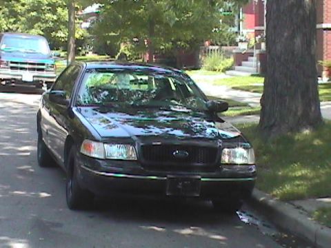 1998 Ford Crown Victoria - How it looks now. Honeycomb grille added.