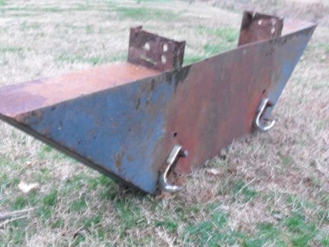 1983 Ford Ranger - This is a rusted metal plow attachment, not a 1983 Ford Ranger bumper.