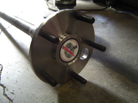 1989 Ford Bronco - Notice the hole for installing the brakes