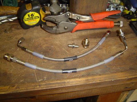1989 Ford Bronco - Braided brake lines with 3an fittings