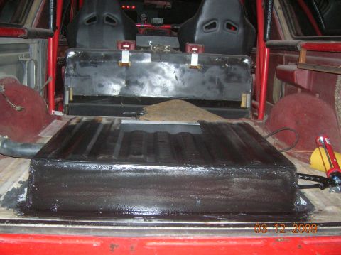 1985 Ford Bronco - mounted down and started undercoating