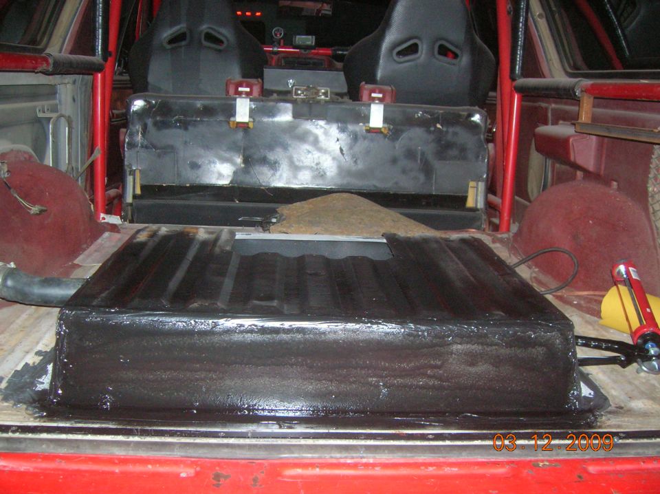 mounted down and started undercoating