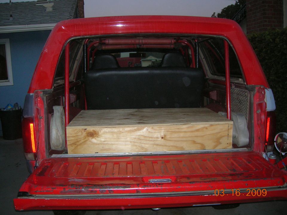 false floor...3/4 plywood....