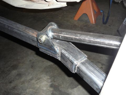 1991 Ford Bronco - Custom fabricated metal parts are shown, likely for a vehicle modification project.