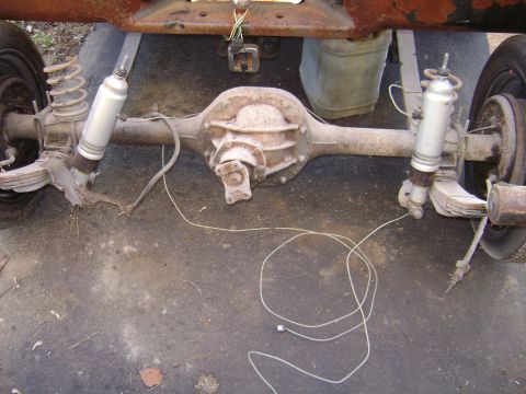 1966 Ford Ranchero - old 8 in rear end