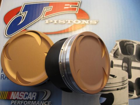 1994 Ford Probe - JE Pistons and NASCAR Performance parts are shown in this promotional image.