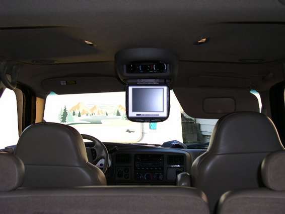 tv viewed from rear