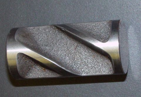 1969 Ford Fairlane - Close-up of a chrome trim piece, possibly for a car's exterior.