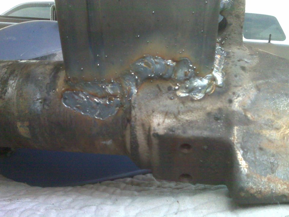 Ford Bronco front axle assembly, heavily modified with aftermarket components