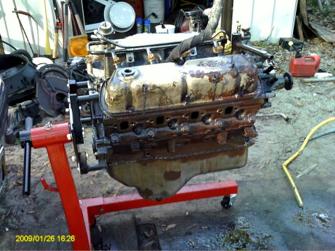 1992 Ford Bronco - semi stripped, and soaking in degreaser
