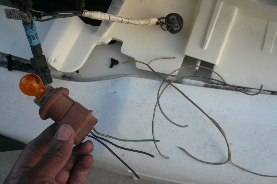 HAVE TO CUT THE BLINKER IN ORDER TO EXTEND IT TO REACH THE MARAUDER SIDE MARKER