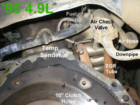 1983 Ford Bronco - Secondary Air Check Valve, temperature sender for the gauge, fuel injector, flywheel See also: [url=https://www.supermotors.net/vehicles/re…