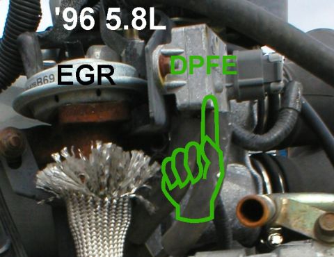 1983 Ford Bronco - DPFE with 2 rubber hoses. A sensor with only 1 hose is a PFE. Most '80-95 trucks had NEITHER; they use a sonic (EVP) EGR system. For other…