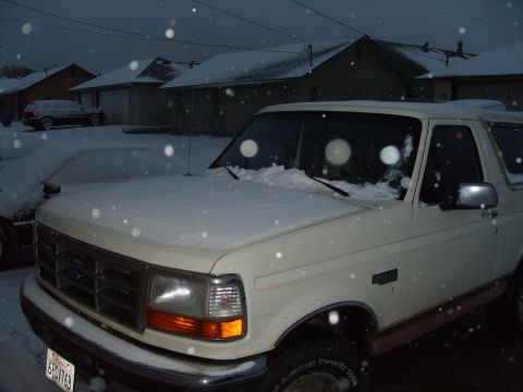 1995 Ford Bronco - Snow