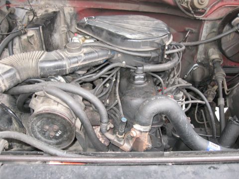 1981 Ford Bronco - Another view of the mostly stock engine.