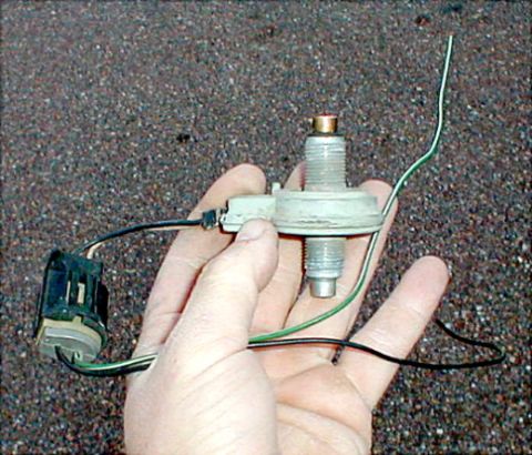 1983 Ford Bronco - This is the Cable Speed Sensor (E2AZ-9E731-A) used on early (pre-'87) cruise systems to generate a VSS. It's in the middle of the speedo ca…