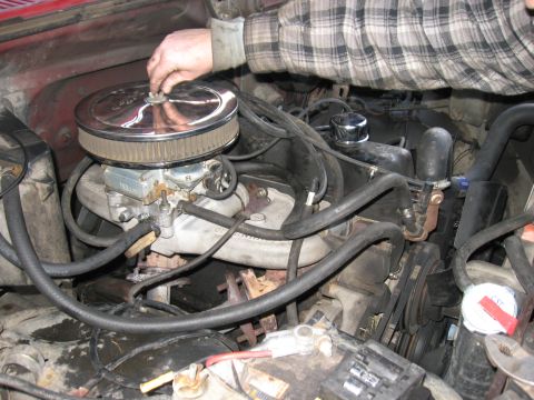1981 Ford Bronco - Putting on the last, and final touch after we tuned it. It is time for a test drive.