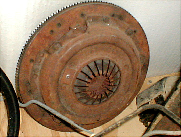 SOLD 11" Clutch & flywheel set for 300ci/4.9L.  Less than 5,000 miles on clutch & pressure plate, and since flywheel was resurfaced & balanced.
