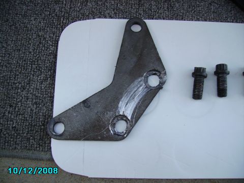 1978 Ford Bronco - Pinion Brake mount is a little scarred.