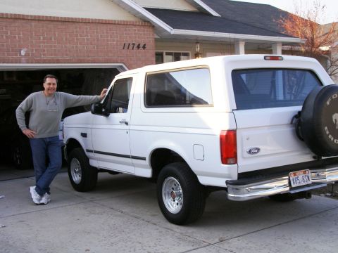1996 Ford Bronco - Brad and his '96 XL