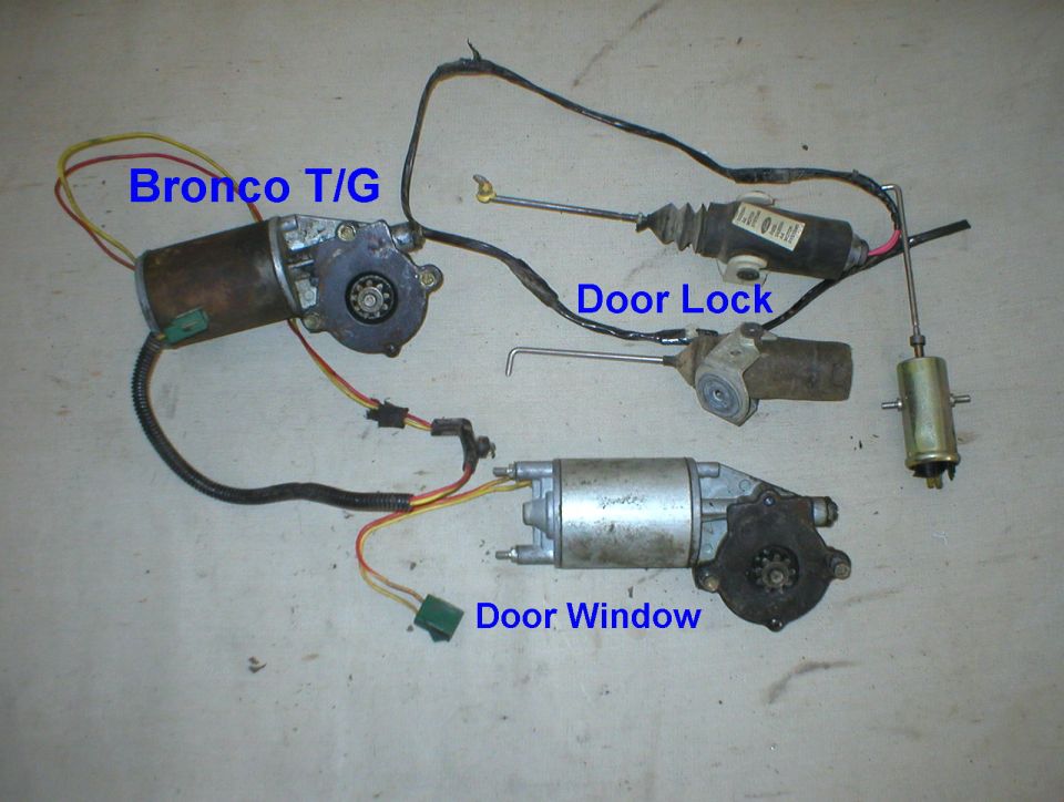 SOLD Window & lock motors