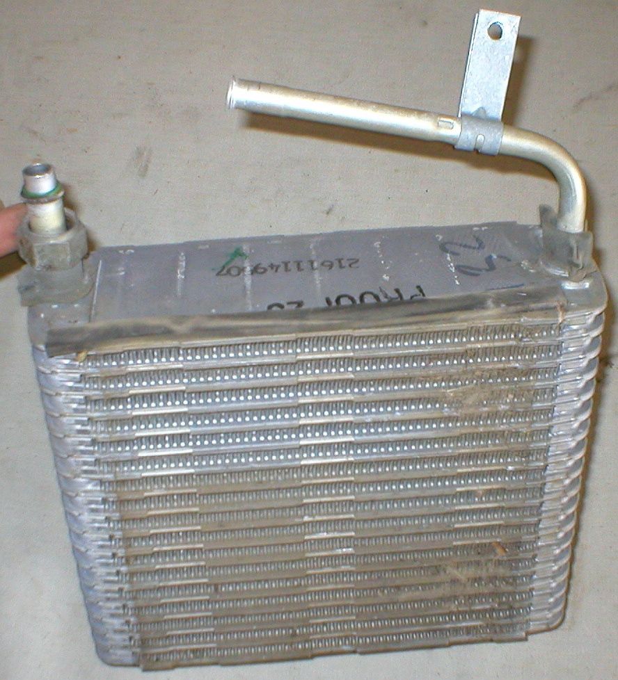 SOLD A/C evaporator for spring-lock coupling.  Not for applications with flare-nut connection to condenser line.  Perfect condition.