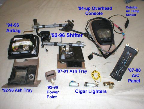 1983 Ford Bronco - Various interior electronics. SOLD shifters, power point, 92-96 ash tray, Explorer OHC See also: [url=http://www.supermotors.net/vehicles/r…