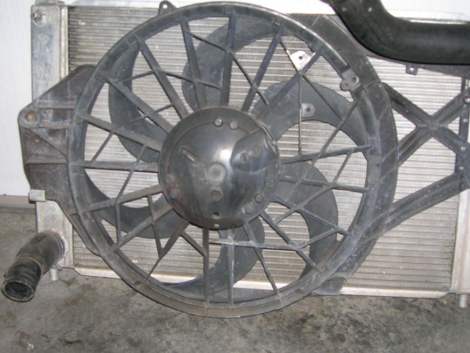Radiator with fan
