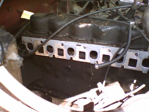 1981 Ford Bronco - A picture of the intake and exhaust ports on the 300. Despite the fact that it took five hours to remove the exhaust manifolds from the don…