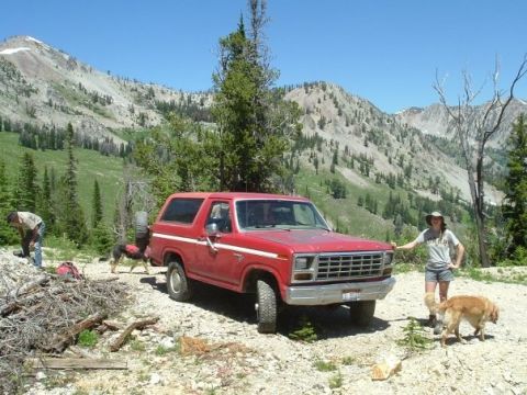 1981 Ford Bronco - Now THIS is what it was meant for. Backpacking and camping. The old straight six pulled us effortlessly up to 9000 feet. The new mirrors I…