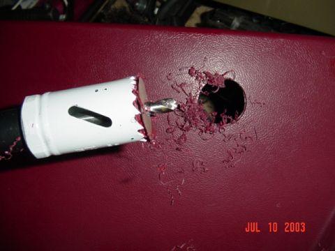 1989 Ford Bronco - Drilled a hole.......