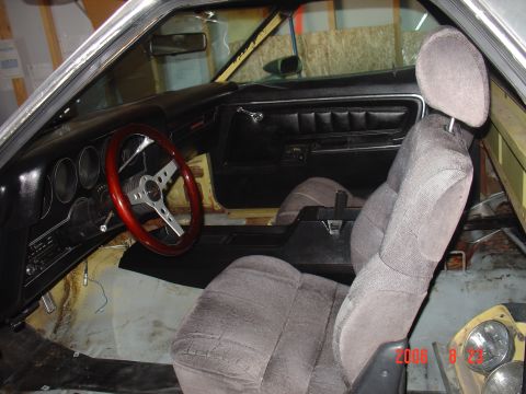 1973 Ford Ranchero - a better pic of the seat.