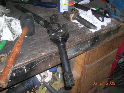 1985 Ford Bronco - new stub shaft installed on drivers side