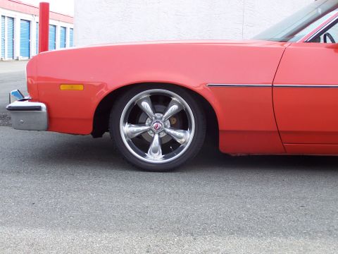 1973 Ford Ranchero - I cut 1.5 coils off the front coil springs to get the car down 2" in the front. This was a bit too low, ride suffered and it dragged on eve…
