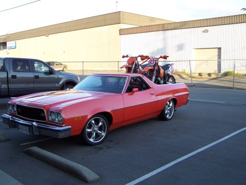 1973 Ford Ranchero - My 2002 KTM 125SX and my 2004 KTM 250SX.
