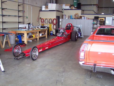 1973 Ford Ranchero - My buddy Mike Pawluk's top alcohol dragster.