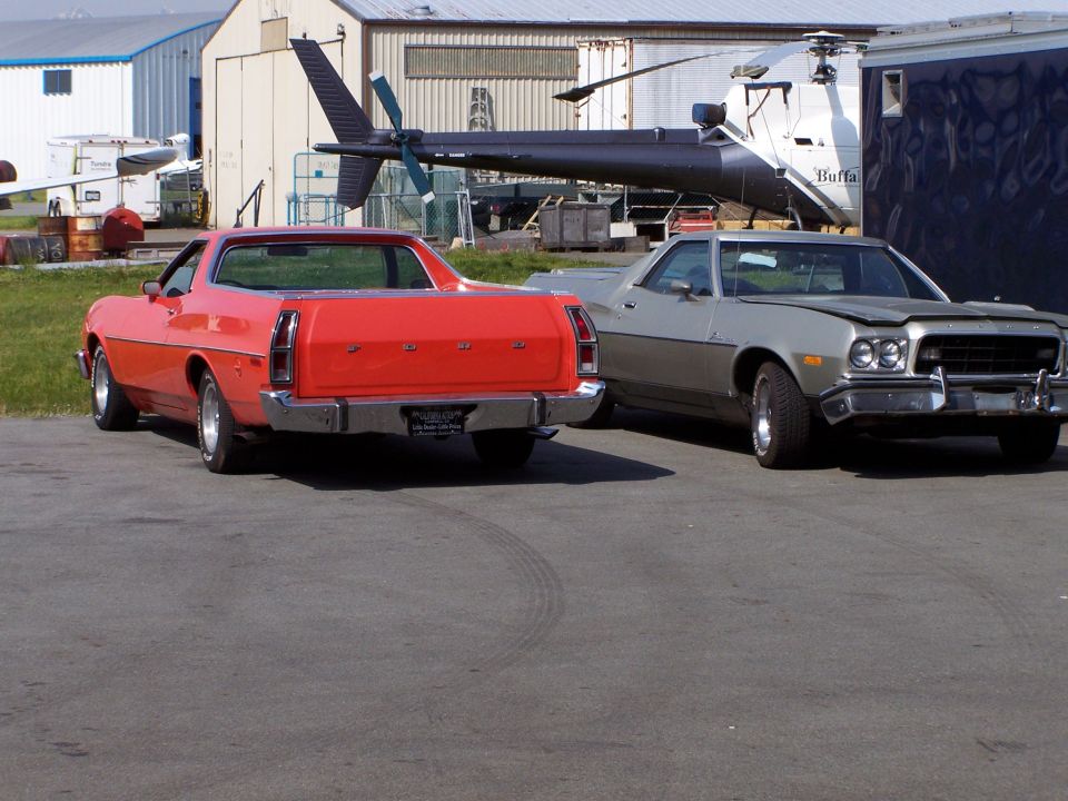 I used a lot of parts off my wrecked '73 Ranchero 500 to restore my GT.