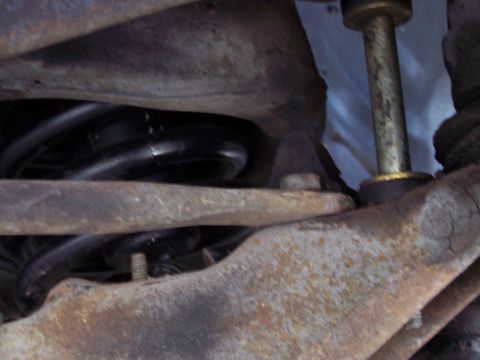 1973 Ford Ranchero - front A-arm & coil spring