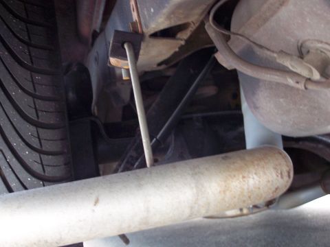 1973 Ford Ranchero - rear axle, shock and exhaust
