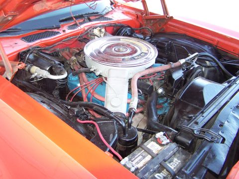 1973 Ford Ranchero - The car had a tired old 351 Cleveland 2Bbl, 1971 vintage (not original); but thats the original air cleaner (with the wrong filter installe…