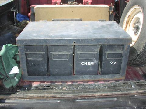 1981 Ford Bronco - 4 20MM Ammo cans in a custom made box