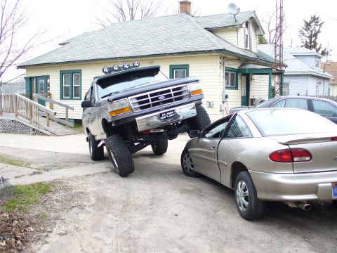 1994 Ford Bronco - Chevy crusher