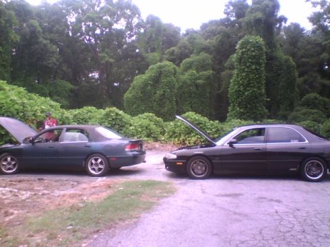 1995 Ford F-150 - 2 626's, one pretty, one pretty damn ragedy. One of them goes like stink. Can you guess which one?